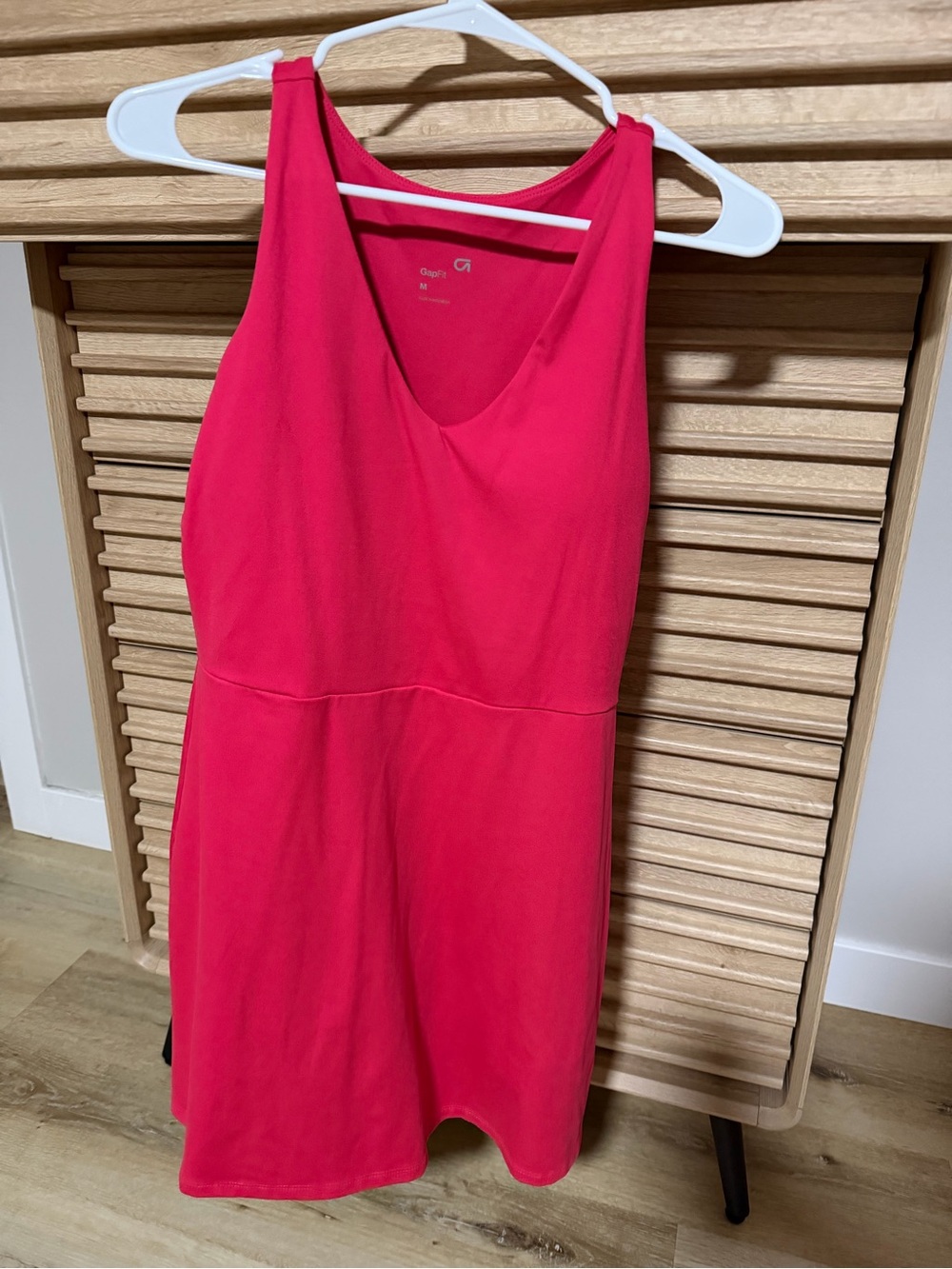 GAP Women's Pink Sleeveless Scoop Neck Dress